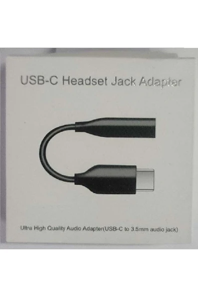 HASUN USB-C Headset Jack Adapter USB-C to 3,5mm audio jack - Resim 3