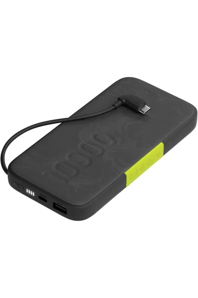 KDROĞLU by Harman - InstantGo Powerbank 10000 mAh, USB-C, Siyah New Desing 1109836