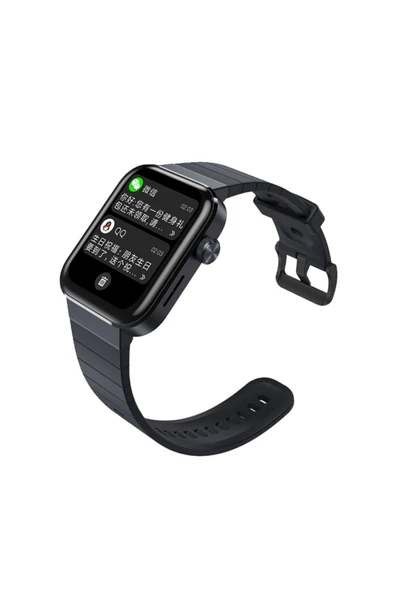 teknotrust Siyah Mibro Watch T1 1.6 Inç Amoled Hd Ekran 2 Atm Sesli Görüşme Özellikli Akıllı Saat Siyah İthala - 2