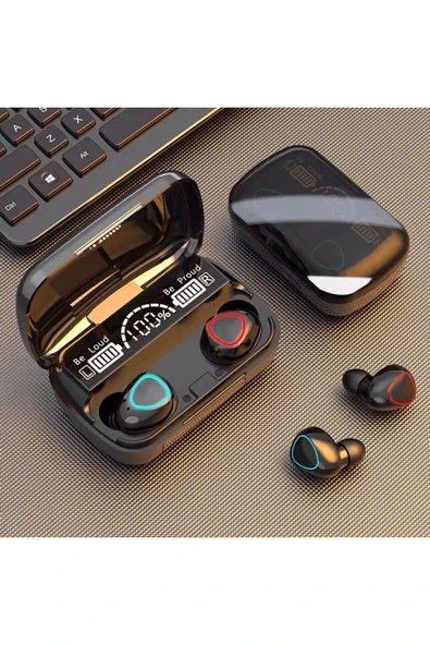 ICARDl M10 Kulaklık A Kalite Ses Kaliteli Powerbanklı Kulak İçi Bluetooth lu Ekranlı