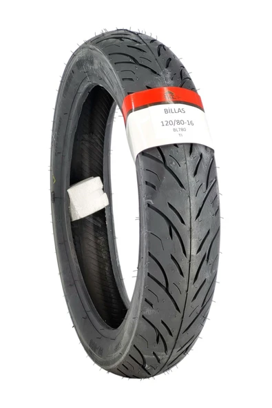 Billas MOTOSİKLET LASTİĞİ 120/80-16 TL (TUBELESS - DUBLEKS) ürün görseli