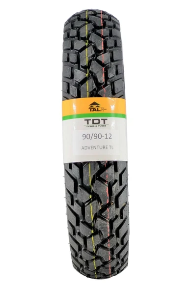 TDT TYRES MOTOSİKLET LASTİĞİ 90/90-12/ ADVENTURE TL (TUBELESS - DUBLEKS) - 2