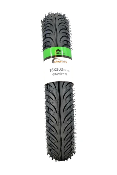 MARUTİ TYRES MOTOSİKLET LASTİK 16X300/(76-305) TL (TUBELESS - DUBLEKS) - Resim 2