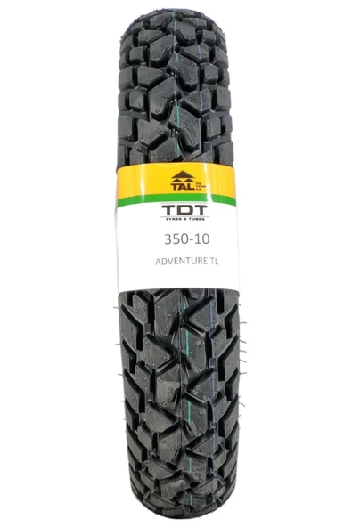 TDT TYRES 350-10 TL (TUBELESS - DUBLEKS) MOTOSİKLET LASTİĞİ - Resim 2