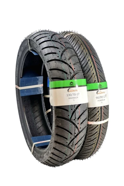 MARUTİ TYRES Mondial 125 Drift L CBS ÖN/ARKA SET 130/70-17 (TL) VE 90/90-17 (TL) - Resim 2
