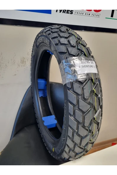 TDT TYRES TDT TYRES110/90-16 ADVENTURE (TUBELESS - DUBLEKS) MOTOSİKLET LASTİĞİ ürün görseli