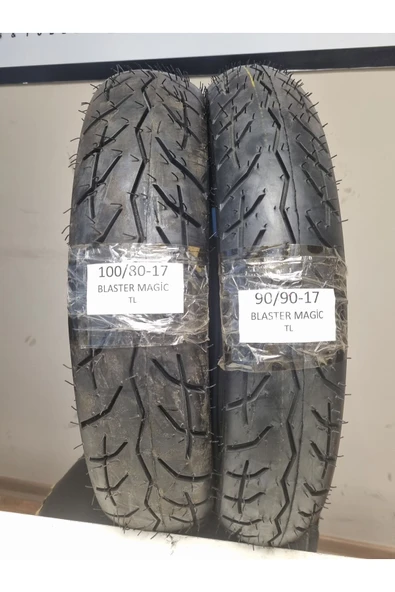 RALCO TYRES Mondial Z-one, Bajaj, 180/150, 90/90-17 Ve 100/80-17 Tl Lastik Set - Resim 2