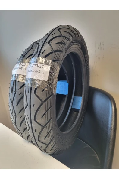 RALCO TYRES Honda Spacy, Activa-s, Spontini, 350-10 Tl Ve 90/90-12 Tl Dubleks Lastik Set - 2