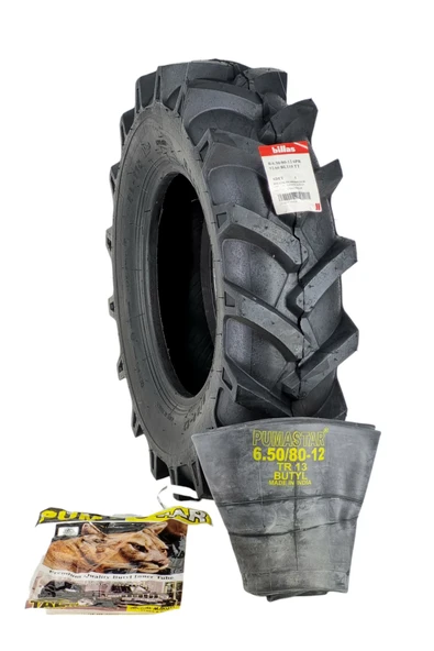 Billas 650/80-12 Çapa Makinesi+ İÇ LASTİK SET-Pat Pat Lastiği 92/A6 BL 110 YÜKSEK SIK DİŞ ürün görseli