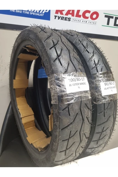 RALCO TYRES Mondial Z-one, Bajaj, 180/150, 90/90-17 Ve 100/80-17 Tl Lastik Set ürün görseli
