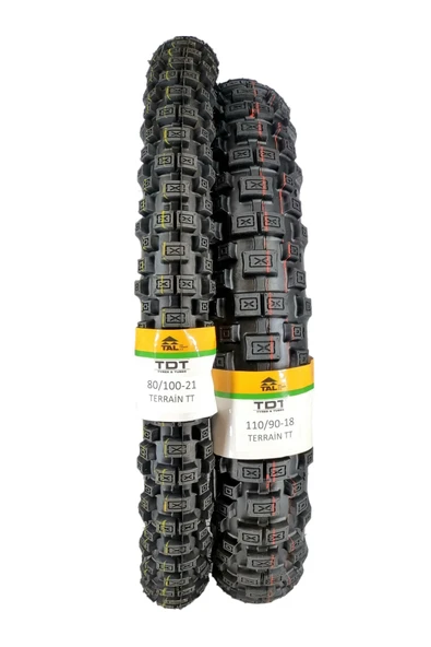 TDT TYRES Motoran Fx 250, 80/100-21 Tt Ve 110/90-18 Tt Tubetype Lastik Set ürün görseli