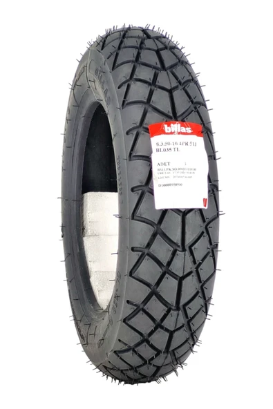 Billas MOTOSİKLET LASTİK 350-10 TL (TUBELESS - DUBLEKS)