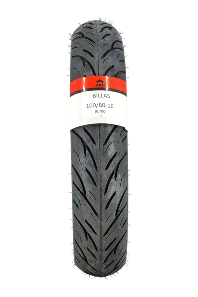 Billas MOTOSİKLET LASTİĞİ  100/80-16 TL (TUBELESS - DUBLEKS) - Resim 2