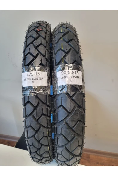 RALCO TYRES Honda Cbf 150/cb 125e, Küba Tk03, Mondial, 275-18 Tl Ve 90/90-18 Tl Lastik Set - 2
