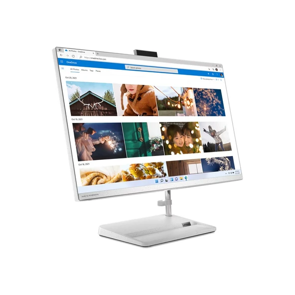 Ideacentre Aıo 3 27IAP7 Intel Core I5-12450H 16GB 512GB SSD Intel UHD Graphics Freedos 27 IPS Fhd F0GJ011WTR-16512 Kablosuz Klavye+Mouse Beyaz All In One Bilgisayar - 4