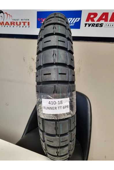 TDT TYRES 410-18 MOTORSİKLET LASTİĞİ TT (TUBETYPE-İÇ LASTİKLİ TİP)