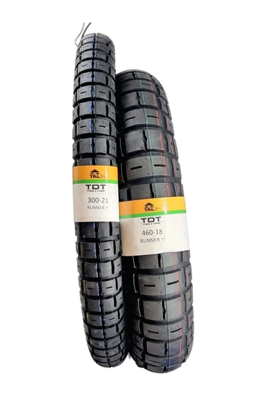 TDT TYRES 460-18 VE 300-21 TT SUPERMOTO LASTİK TAKIMI