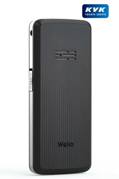 Welio Wkey T100 Tuşlu Cep Telefonu Kamerasız Asker Telefonu Yaşlı Cep Telefonu (KVK GARANTİLİ) - 3
