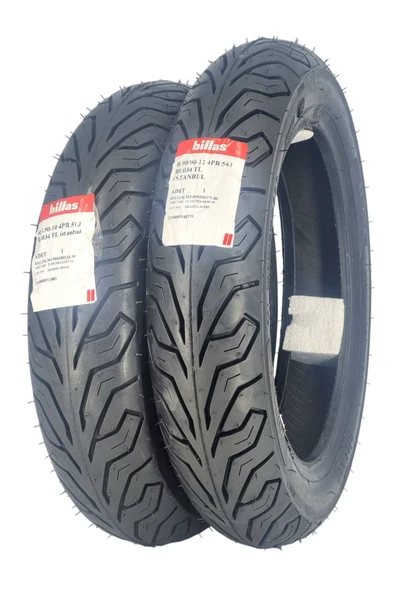 Billas 350-10 VE 90/90-12 TAKIM TL (TUBELESS - DUBLEKS) - Resim 3