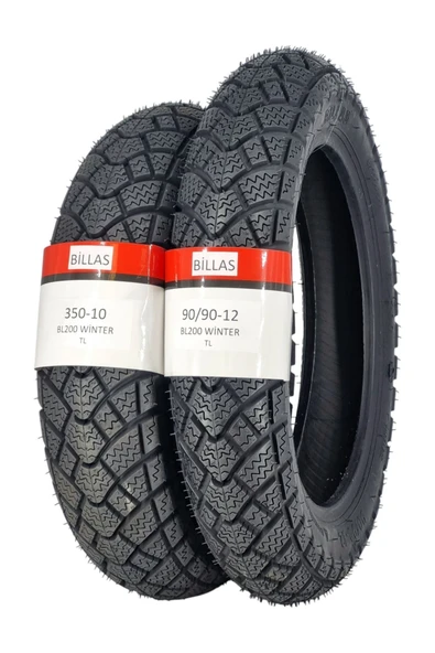 Billas Activa S-spacy-spontini-alpha Lastik 3/50-10 Ve 90/90-12 Takım Tl (TUBELESS - DUBLEKS) - 2