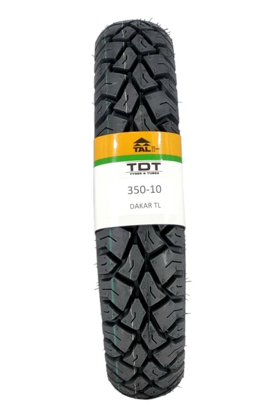 TDT TYRES 350-10 TL (TUBELESS - DUBLEKS) MOTOSİKLET LASTİĞİ - 2