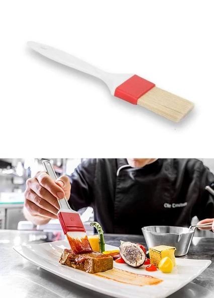 Yumurta Fırçası Mutfak Fırçası Sos Fırçası Hamur Fırçası Sentetik 21 cm