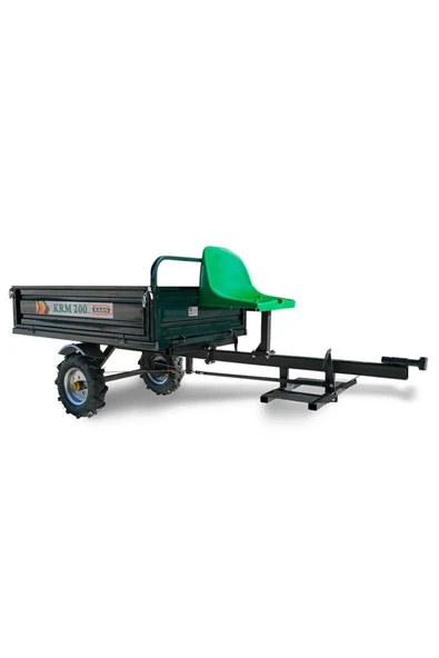 KRM.200RÖMORK 400X8 TEKERLİ 1280X890X270 MANUEL DAMPERLİ TEK KAPAK AÇILIR - 1