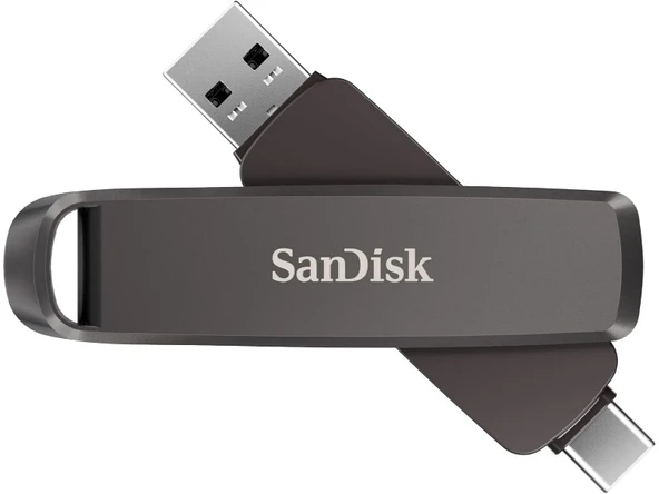 SanDisk Extreme PRO Dual Drive 512GB SDDDE1-512G-G46 1000MB/s USB & Type-C Flash Bellek