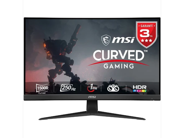 MSI G27C4X 27 VA FHD 250HZ 1MS FREESYNC PREMIUM CURVED GAMING MONITOR