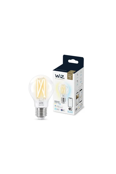 Wiz 60W Sarı-Beyaz Ambiyans E27 Şeffaf Cam Akıllı Filament Ampul (A60)
