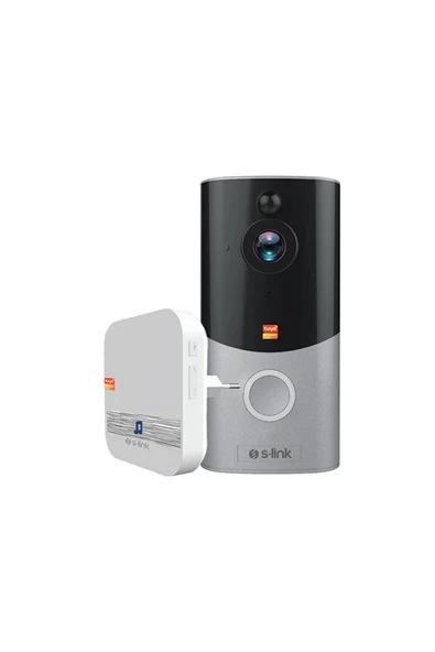 S-Link Swapp SL-EG22 1080P Hd Tf Kartlı Kameralı Akıllı Kapı Zili Wifi Tuya Destekli