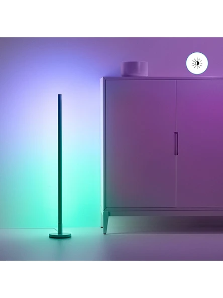 Renkli Ambiyans Zemin Lambası - Matter, Google Home, Alexa Uyumlu - 3