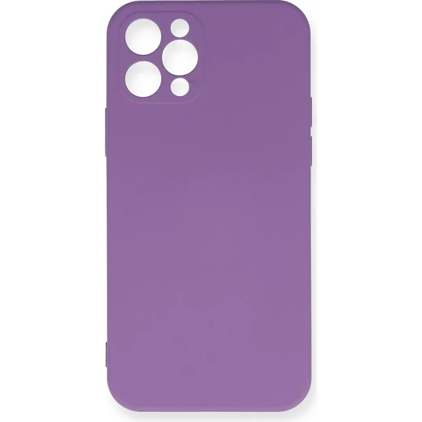 Adaman Premium Serisi Apple iPhone 11 Pro Uyumlu Lansman Kılıf Mor Soft Silikon