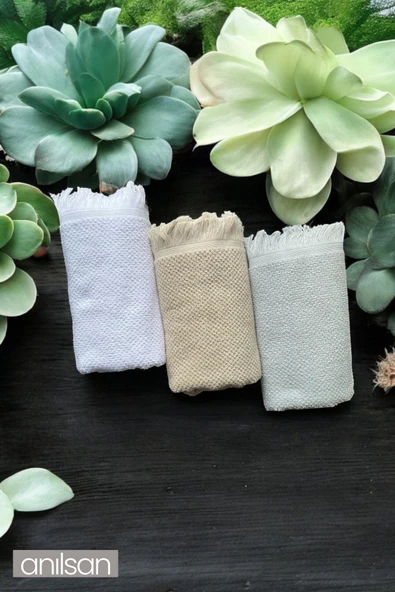 6'lı Jelena Banyo Havlusu - 70x140 Cm, 490Gr, %100 Pamuk, Spa Ve Otel Havlusu, Günlük Kullanıma Uygun - Resim 3