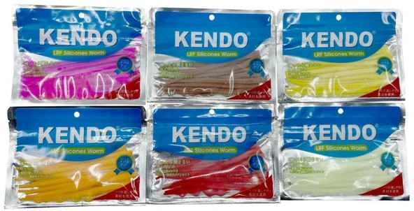 Kendo 10 cm Lrf Silikon Worm (Kokulu) 10 adet