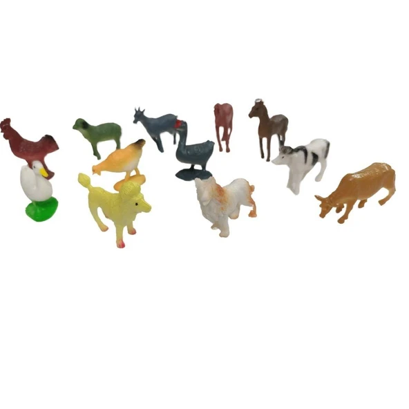 Farm Animals Çiftlik Hayvanları Seti 12 Parça - Köpek - 2