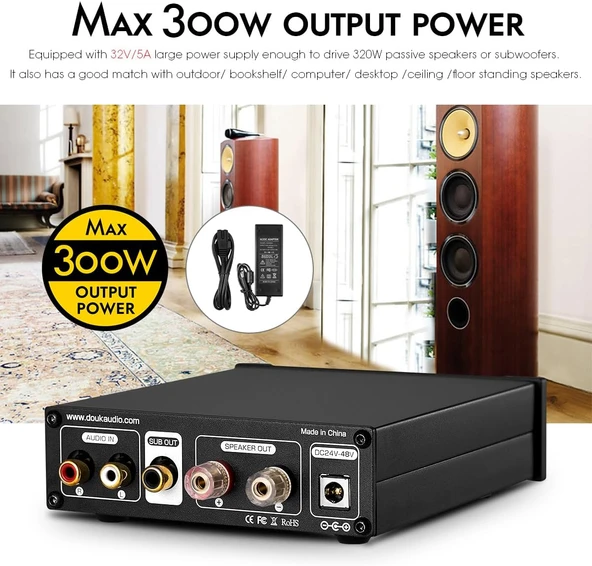 Nobsound G2 PRO TPA3255 Hi-Fi 300 W Subwoofer Güç Amplifikatörü - 2