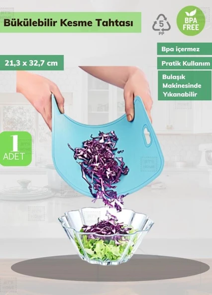 Bükülebilir Kesim Tahtası Matı Pratik Kesme Tahtası Matı