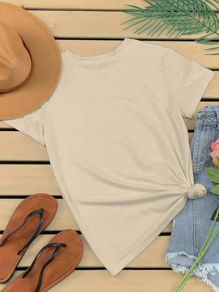 Unisex Üç Kalpli Tasarım Basklı Tshirt - Resim 2