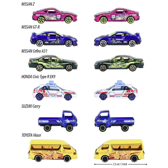 Majorette Japan Series Deluxe Cars Nissan Cefiro A31 - 5