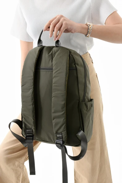 571 collections Orta Boy Sırt Çantası Ultra Hafif Çok Cepli Haki (Model:571-13-9B) - Resim 2