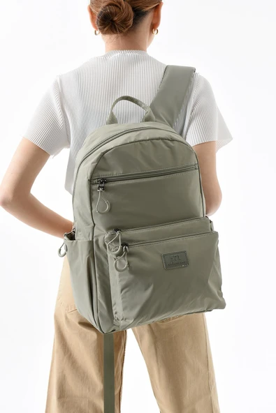 571 collections Orta Boy Sırt Çantası Ultra Hafif Çok Cepli Vizon (Model:571-13-9B) ürün görseli 1