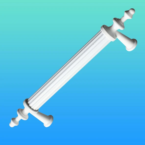 Erciyes Mobilya Mutfak Dolabı Çekmece Dolap Kapak Kulpu Kulbu Beyaz (96 MM-9.6 CM) Metal Kulpları - 4