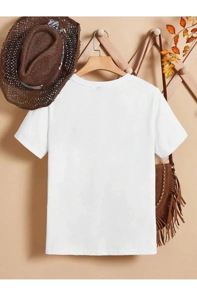 Unisex Üç Kalpli Tasarım Basklı Tshirt - Resim 12