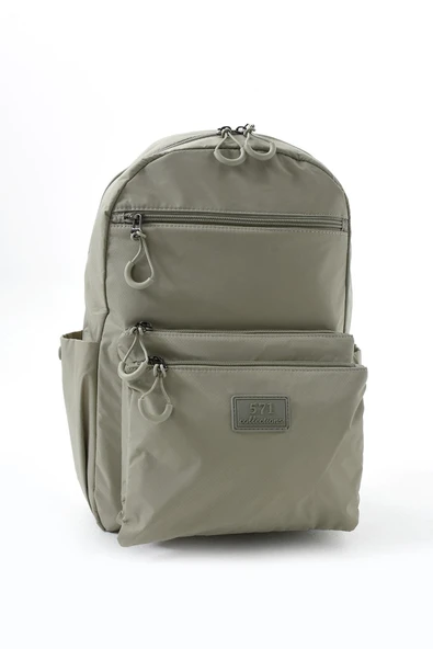 571 collections Orta Boy Sırt Çantası Ultra Hafif Çok Cepli Vizon (Model:571-13-9B) - Resim 4
