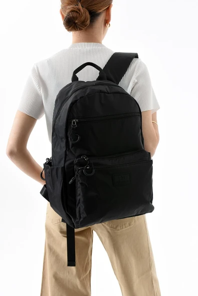 571 collections Orta Boy Sırt Çantası Ultra Hafif Çok Cepli Siyah (Model:571-13-9B) ürün görseli