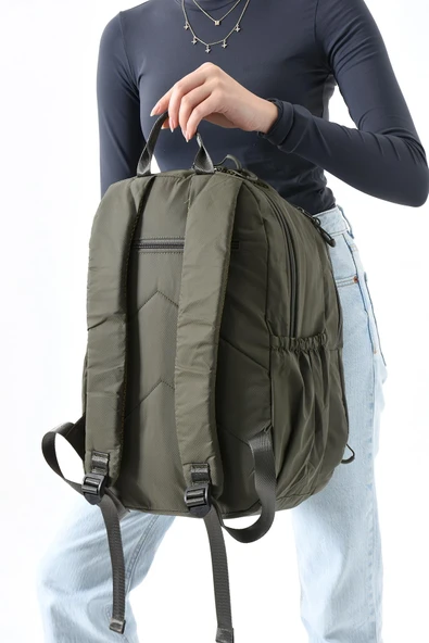 Orta Boy Sırt Çantası Ultra Hafif Çok Cepli Haki (Model:571-13-9E) - 2