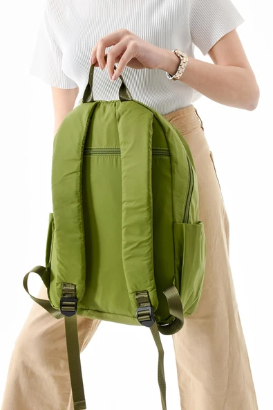 571 collections Orta Boy Sırt Çantası Ultra Hafif Çok Cepli Açık Yeşil (Model:571-13-9B) - Resim 2