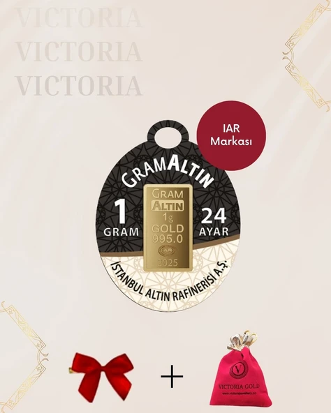 VICTORIA GOLD 1 Adet 1 gr 24 Ayar 995 Altın