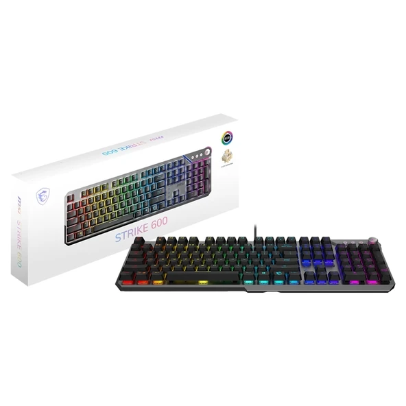 MSI Strike 600 Silent TR Kailh Hotswap Mekanik Kablolu Gaming Klavye